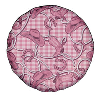 Pink Hawaii Palaka Cowboy Spare Tire Cover Hawaiian Paniolo Festival Spirit