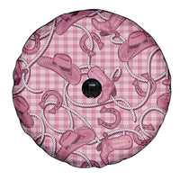 Pink Hawaii Palaka Cowboy Spare Tire Cover Hawaiian Paniolo Festival Spirit