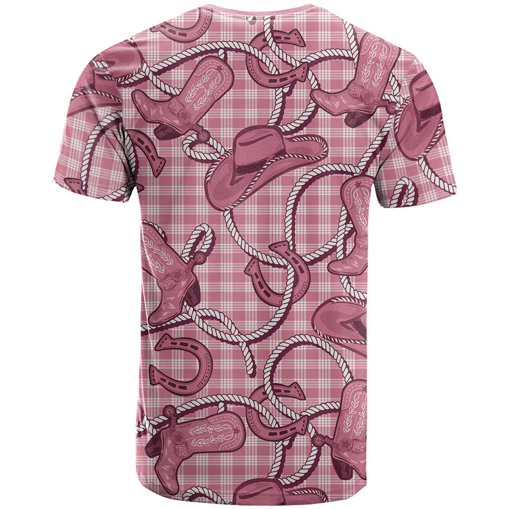 Pink Hawaii Palaka Cowboy T Shirt Hawaiian Paniolo Festival Spirit