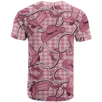 Pink Hawaii Palaka Cowboy T Shirt Hawaiian Paniolo Festival Spirit