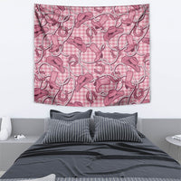 Pink Hawaii Palaka Cowboy Tapestry Hawaiian Paniolo Festival Spirit
