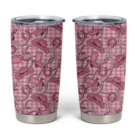 Pink Hawaii Palaka Cowboy Tumbler Cup Hawaiian Paniolo Festival Spirit