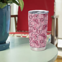 Pink Hawaii Palaka Cowboy Tumbler Cup Hawaiian Paniolo Festival Spirit