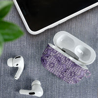 Purple Hawaii Palaka Cowboy AirPods Case Hawaiian Paniolo Festival Spirit