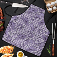 Purple Hawaii Palaka Cowboy Apron Hawaiian Paniolo Festival Spirit
