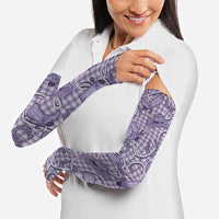 Purple Hawaii Palaka Cowboy Arm Sleeves Hawaiian Paniolo Festival Spirit