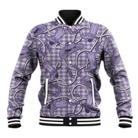 Purple Hawaii Palaka Cowboy Baseball Jacket Hawaiian Paniolo Festival Spirit