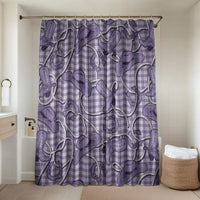 Purple Hawaii Palaka Cowboy Bathroom Set Hawaiian Paniolo Festival Spirit