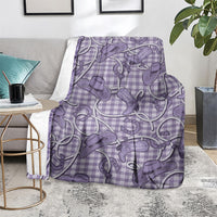 Purple Hawaii Palaka Cowboy Blanket Hawaiian Paniolo Festival Spirit
