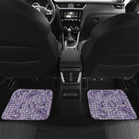 Purple Hawaii Palaka Cowboy Car Mats Hawaiian Paniolo Festival Spirit