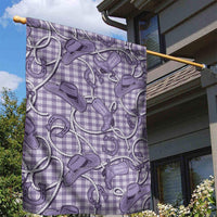 Purple Hawaii Palaka Cowboy Garden Flag Hawaiian Paniolo Festival Spirit