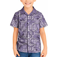 Purple Hawaii Palaka Cowboy Kid Hawaiian Shirt Hawaiian Paniolo Festival Spirit