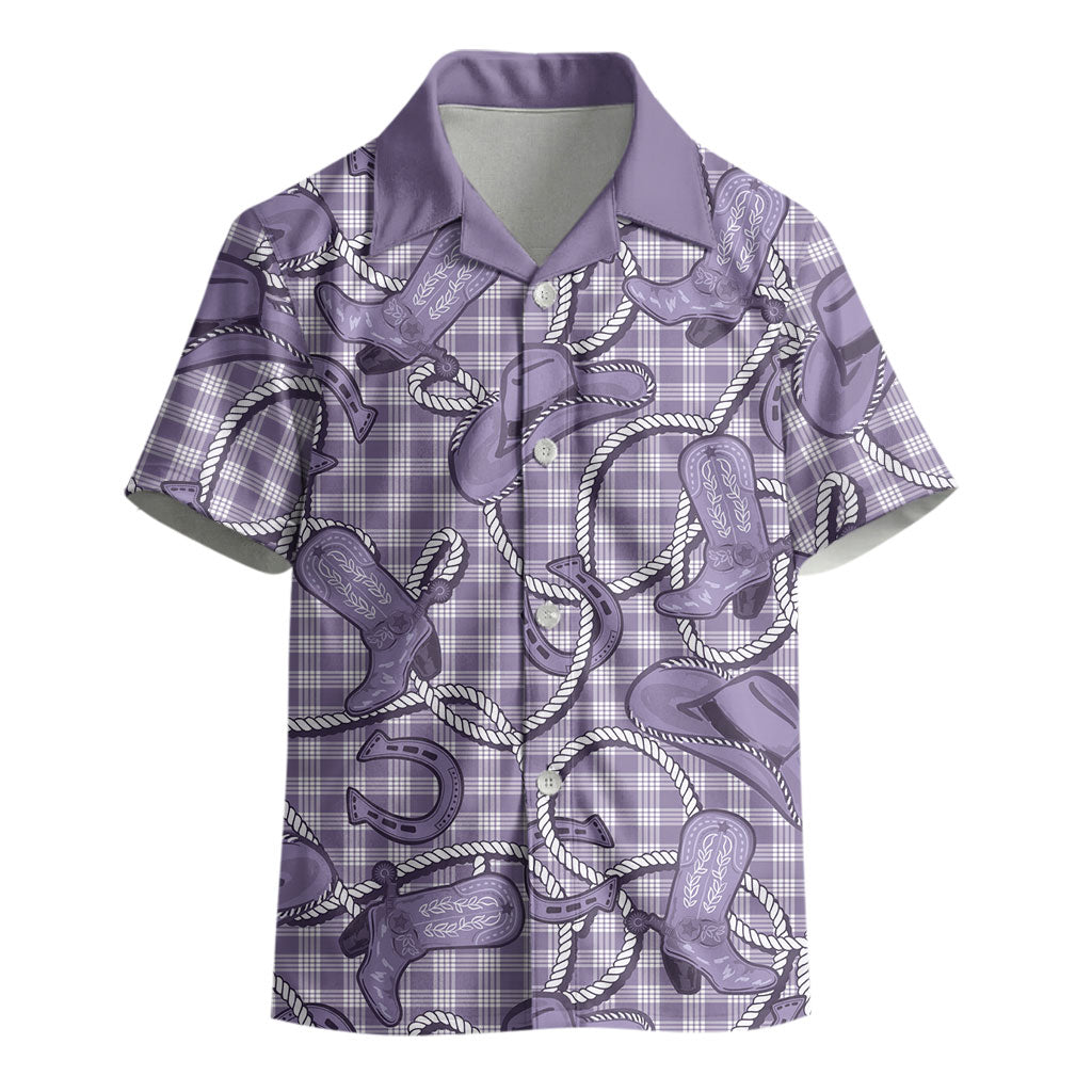 Purple Hawaii Palaka Cowboy Kid Hawaiian Shirt Hawaiian Paniolo Festival Spirit