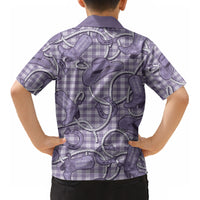 Purple Hawaii Palaka Cowboy Kid Hawaiian Shirt Hawaiian Paniolo Festival Spirit