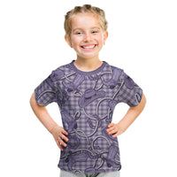 Purple Hawaii Palaka Cowboy Kid T Shirt Hawaiian Paniolo Festival Spirit