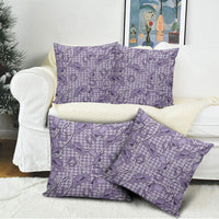Purple Hawaii Palaka Cowboy Pillow Cover Hawaiian Paniolo Festival Spirit