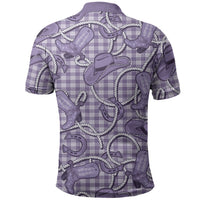 Purple Hawaii Palaka Cowboy Polo Shirt Hawaiian Paniolo Festival Spirit