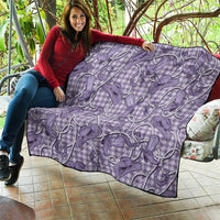Purple Hawaii Palaka Cowboy Quilt Hawaiian Paniolo Festival Spirit