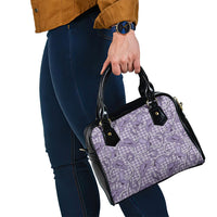 Purple Hawaii Palaka Cowboy Shoulder Handbag Hawaiian Paniolo Festival Spirit