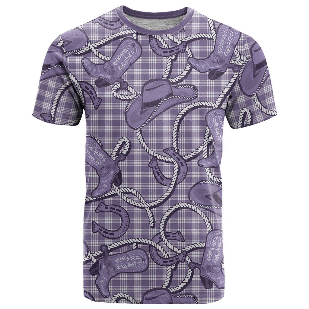Purple Hawaii Palaka Cowboy T Shirt Hawaiian Paniolo Festival Spirit