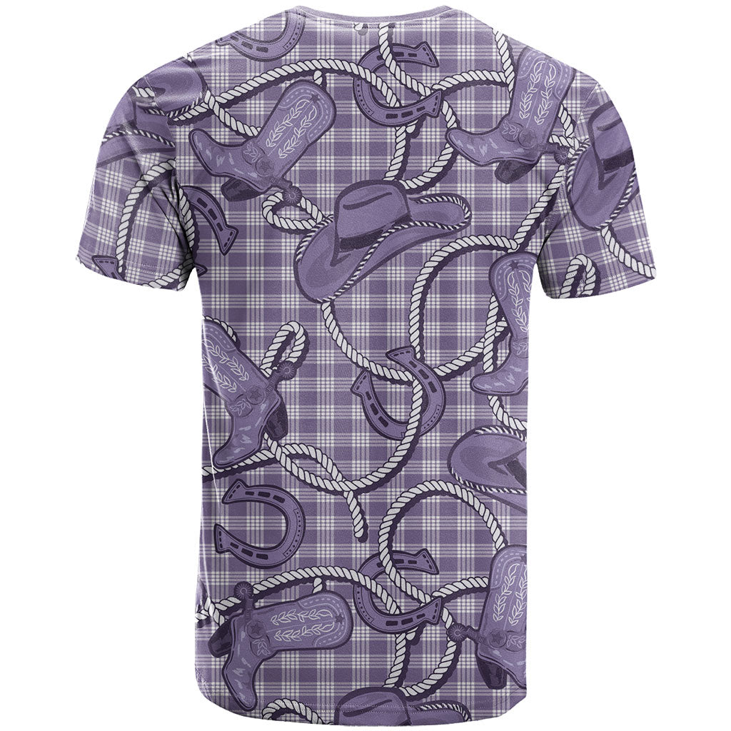 Purple Hawaii Palaka Cowboy T Shirt Hawaiian Paniolo Festival Spirit