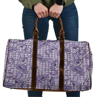 Purple Hawaii Palaka Cowboy Travel Bag Hawaiian Paniolo Festival Spirit