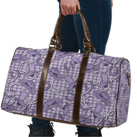Purple Hawaii Palaka Cowboy Travel Bag Hawaiian Paniolo Festival Spirit