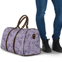 Purple Hawaii Palaka Cowboy Travel Bag Hawaiian Paniolo Festival Spirit