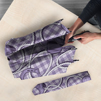 Purple Hawaii Palaka Cowboy Umbrella Hawaiian Paniolo Festival Spirit