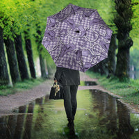 Purple Hawaii Palaka Cowboy Umbrella Hawaiian Paniolo Festival Spirit