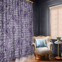 Purple Hawaii Palaka Cowboy Window Curtain Hawaiian Paniolo Festival Spirit
