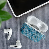 Blue Hawaii Palaka Cowboy AirPods Case Hawaiian Paniolo Festival Spirit