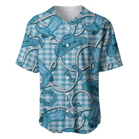 Blue Hawaii Palaka Cowboy Baseball Jersey Hawaiian Paniolo Festival Spirit