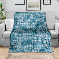 Blue Hawaii Palaka Cowboy Blanket Hawaiian Paniolo Festival Spirit