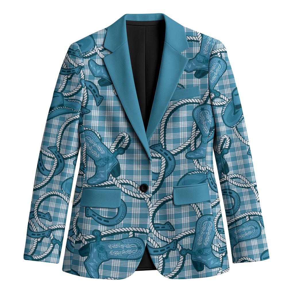 Blue Hawaii Palaka Cowboy Blazer Hawaiian Paniolo Festival Spirit