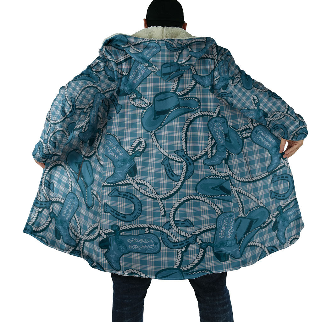Blue Hawaii Palaka Cowboy Cloak Hawaiian Paniolo Festival Spirit