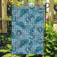 Blue Hawaii Palaka Cowboy Garden Flag Hawaiian Paniolo Festival Spirit
