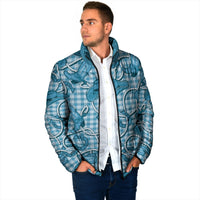 Blue Hawaii Palaka Cowboy Padded Jacket Hawaiian Paniolo Festival Spirit