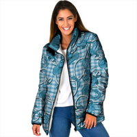Blue Hawaii Palaka Cowboy Padded Jacket Hawaiian Paniolo Festival Spirit