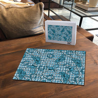 Blue Hawaii Palaka Cowboy Puzzle Hawaiian Paniolo Festival Spirit