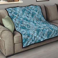 Blue Hawaii Palaka Cowboy Quilt Hawaiian Paniolo Festival Spirit