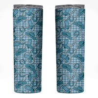 Blue Hawaii Palaka Cowboy Skinny Tumbler Hawaiian Paniolo Festival Spirit