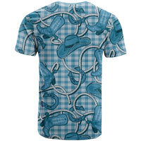 Blue Hawaii Palaka Cowboy T Shirt Hawaiian Paniolo Festival Spirit