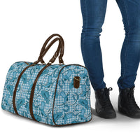 Blue Hawaii Palaka Cowboy Travel Bag Hawaiian Paniolo Festival Spirit