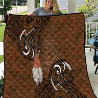 New Zealand Taiaha Quilt Maori Weapon Silver Fern Maori Pattern