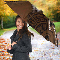 New Zealand Taiaha Umbrella Maori Weapon Silver Fern Maori Pattern