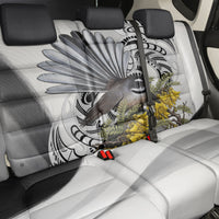 New Zealand Fantail Bird Back Car Seat Cover Maori Piwakawaka Kowhai Maori Pattern