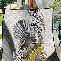 New Zealand Fantail Bird Quilt Maori Piwakawaka Kowhai Maori Pattern