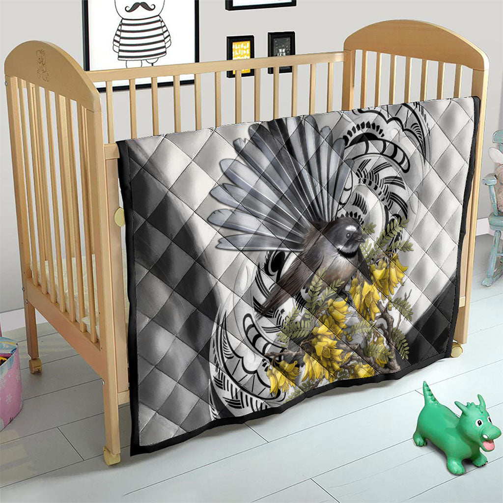 New Zealand Fantail Bird Quilt Maori Piwakawaka Kowhai Maori Pattern