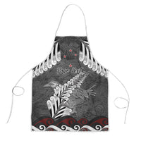 New Zealand Weka Personalised Apron Aotearoa Hen Silver Fern Maori Pattern
